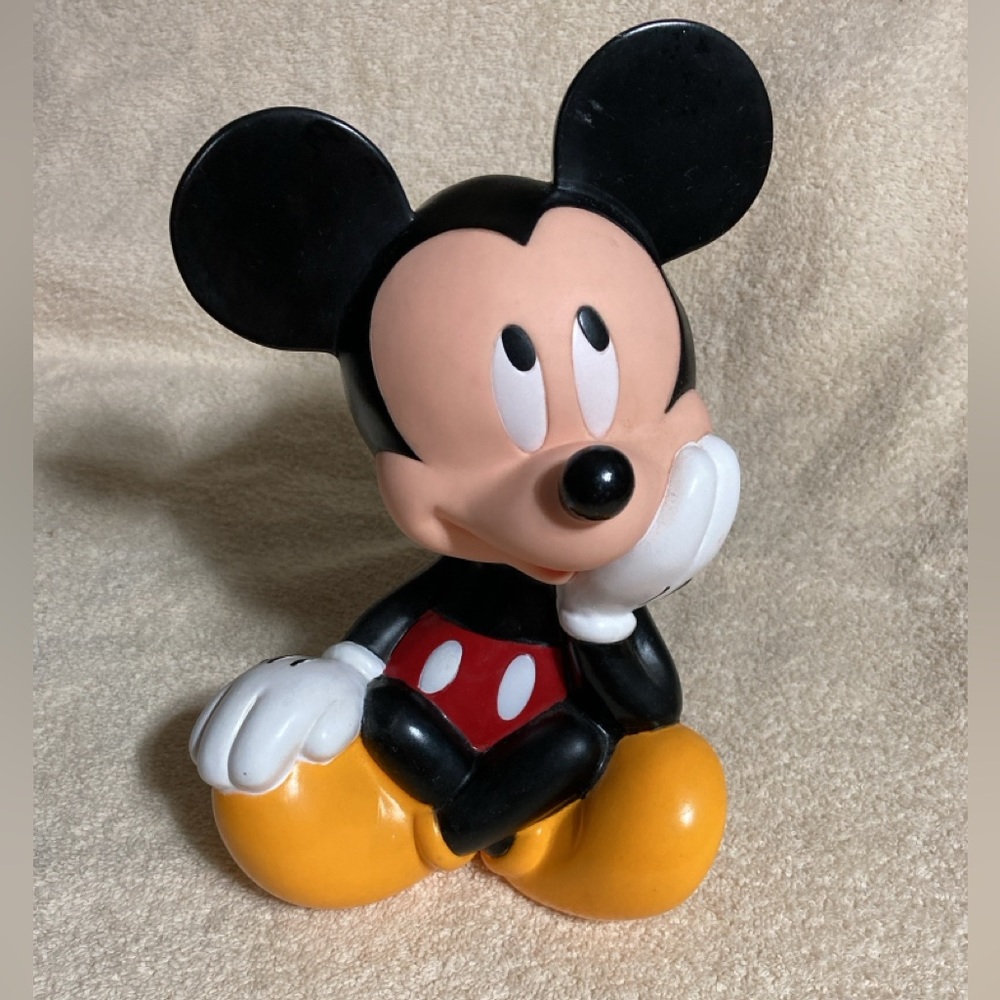 VTG MICKEY MOUSE 9” BANK - APPLAUSE DISNEY